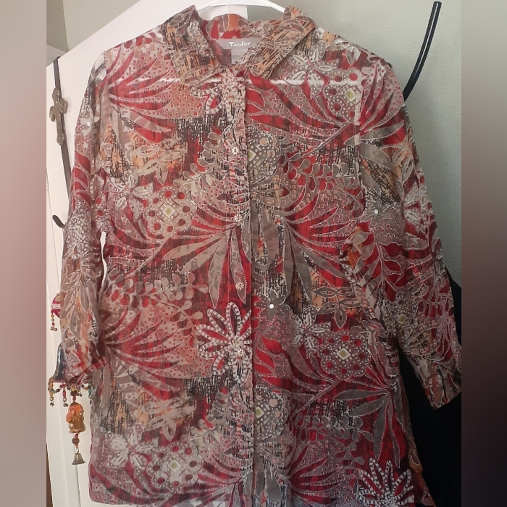 TanJay Multicolor Floral Blouse
